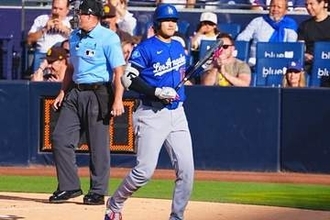 大谷翔平が“固まった”1球　まさかの結果にLA放送は苦笑い「これ以上のど真ん中は…」