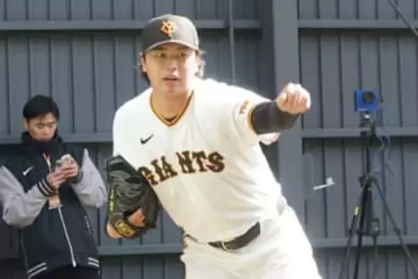 巨人“新顔”左腕が「目立ってる」　現ドラ移籍の22歳が衝撃の1回3K「開幕1軍ある？」