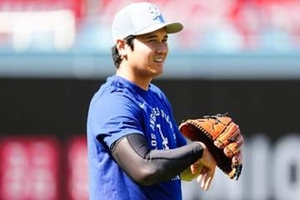 大谷が振り向いただけで…「なんてハンサムなの」　捉えた“一瞬”、日米ファン思わずゴクリ