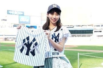 牧野真莉愛さん、NYで“野球愛”炸裂「アイ・ラブ・ジャッジ」　ヤ軍vs大谷にジレンマも