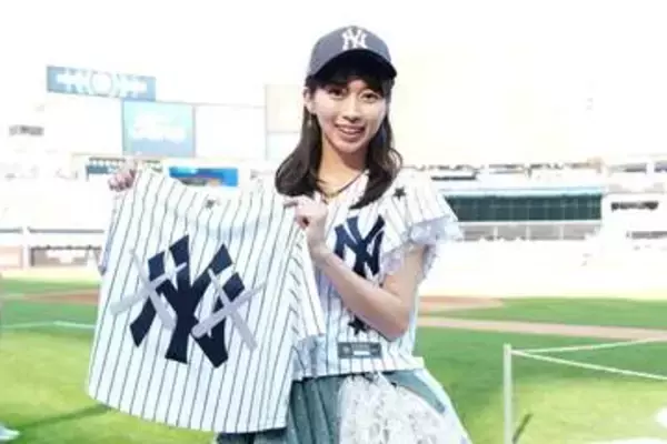 牧野真莉愛さん、NYで“野球愛”炸裂「アイ・ラブ・ジャッジ」　ヤ軍vs大谷にジレンマも