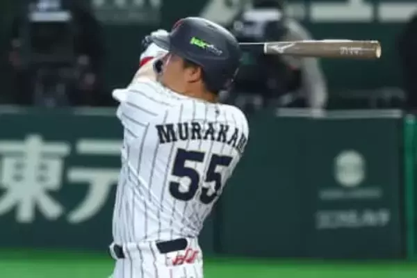 侍J・村上宗隆、衝撃満塁弾　驚異の180キロ弾丸アーチ…待望の大会1号に東京D騒然