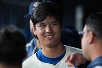 大谷翔平に思わず「OMG」　女性記者が即反応した2ショット…隠せなかった興奮
