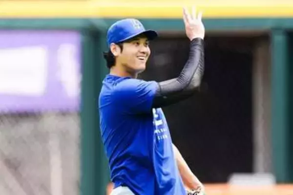 大谷翔平、膝治療後初の屋外キャッチボール　平地で134キロ…23日登板回避も再出発
