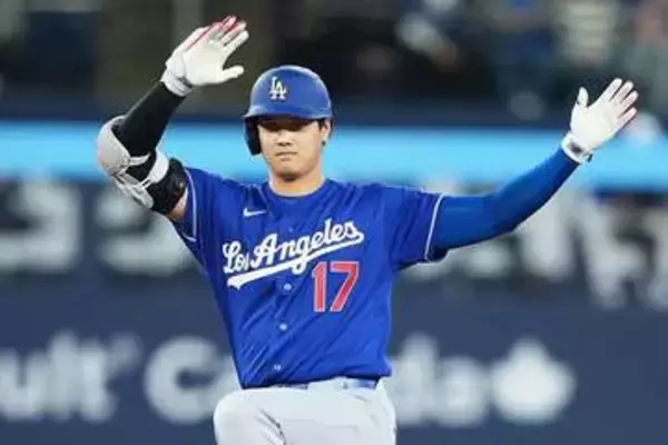 大谷翔平、49試合連続出塁　二塁打で自己新更新…球団単独4位、vs菅野は3打数3長打