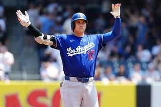 大谷翔平、先制打＆ダメ押し打　ヤ軍戦で2安打2打点…山本由伸の10勝目をアシスト