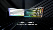 メカニカルスイッチがホットスワップ可能な小型ゲーミングキーボード Xtrfy「K5 COMPACT RGB」が日本発売決定！