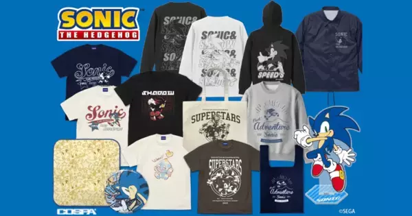 「ソニック・ザ・ヘッジホッグ」新作グッズ予約受付中！東京ゲームショウ2023で先行販売