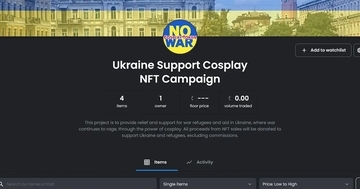 コスプレNFTサイトCurecosが「ウクライナ支援コスプレNFT」を販売開始！