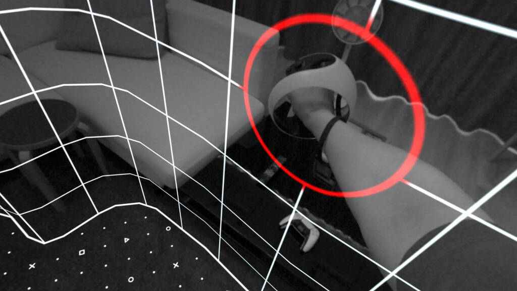 ヘッドセットを外さなくても周りが見える！自分だけのプレイエリアを作成！「PlayStation VR2」の新機能が公開！