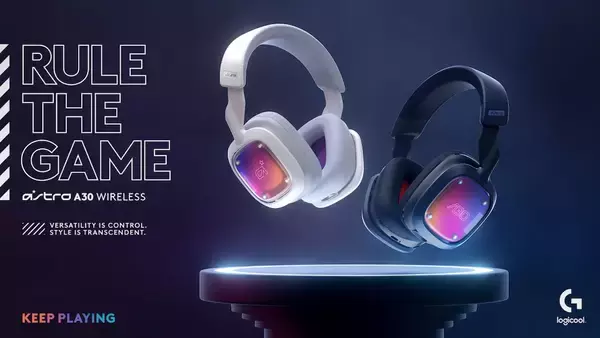 複数接続、複数マイクでどのシーンもこれ1台！「Logicool G ASTRO A30 ワイヤレスゲーミングヘッドセット」発売！