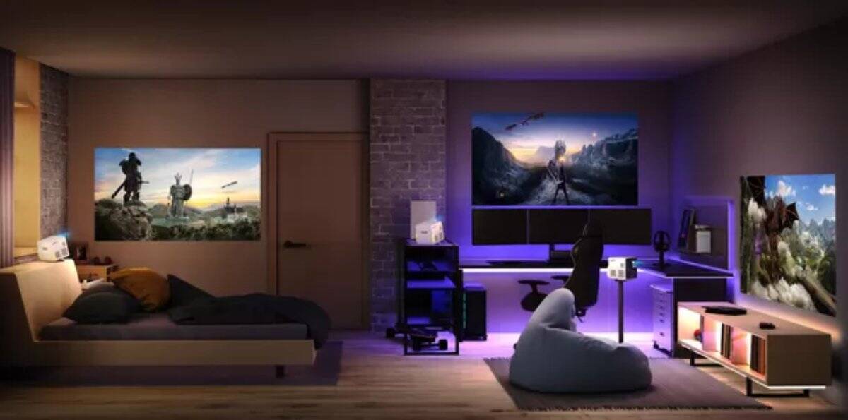 BenQのゲーミングプロジェクター「X300G」が4月10日に発売、コンパクトな本体で4K投写可能