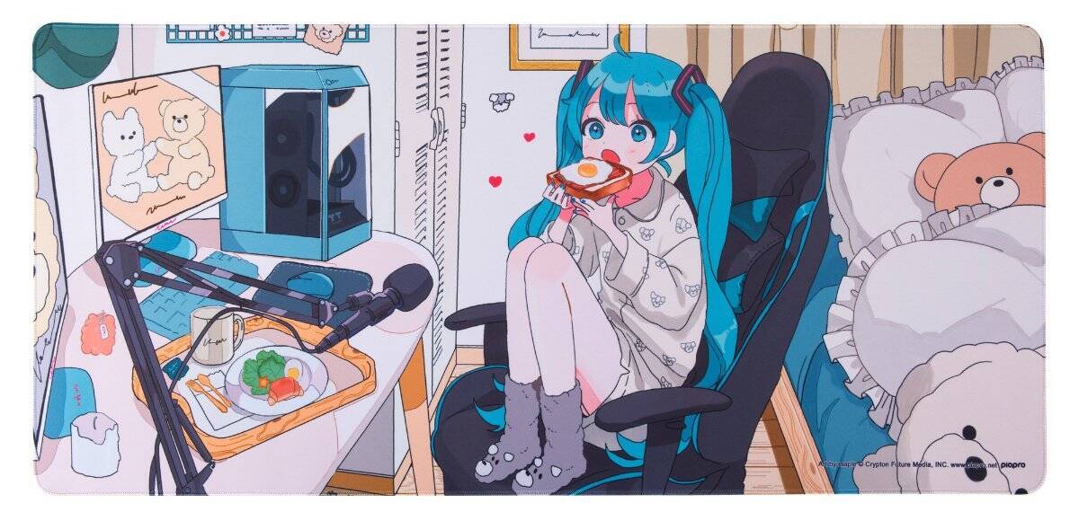 初音ミクとコラボしたThermaltakeのゲーミングマウス・マウスパッドが6月7日に日本向け発売決定