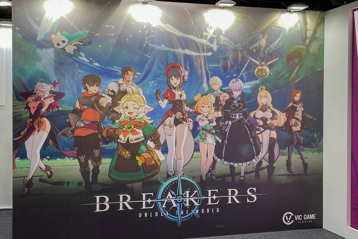 TGS2023の「VIC GAME STUDIOS」ブースにて、新作RPG「BREAKERS : UNLOCK THE WORLD」を体験！