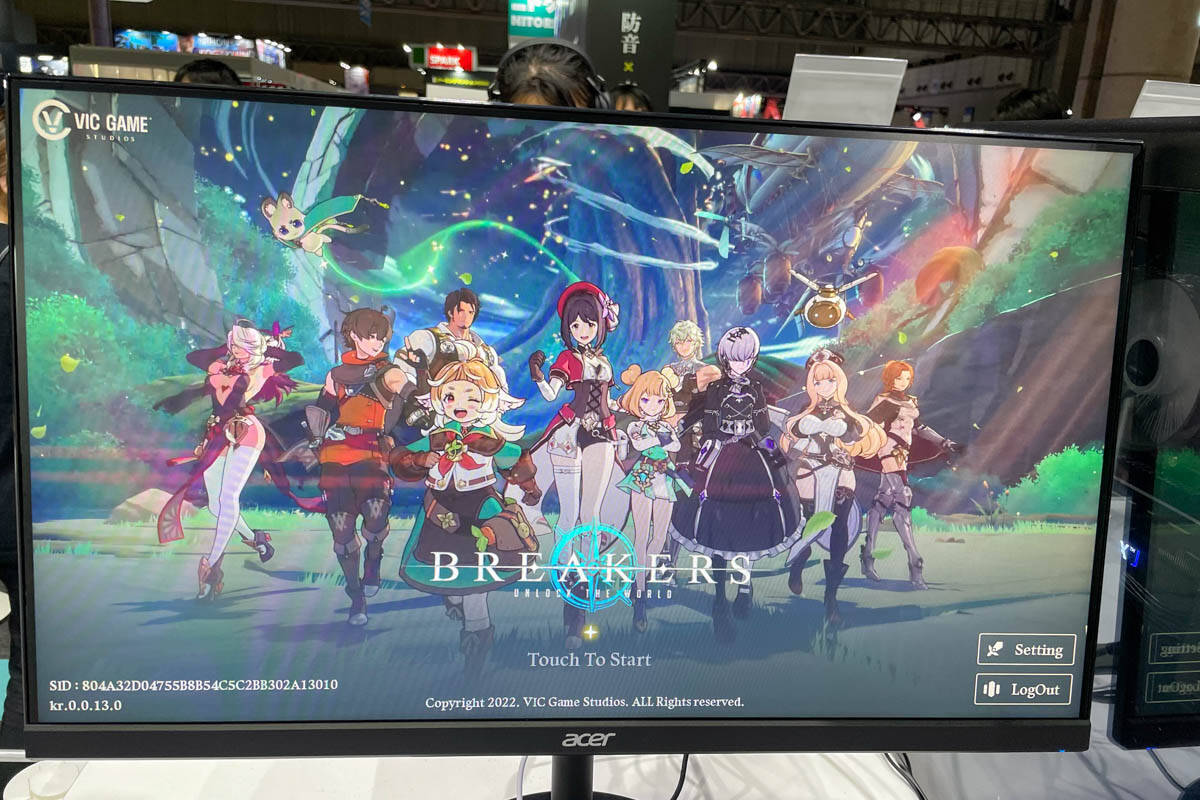 TGS2023の「VIC GAME STUDIOS」ブースにて、新作RPG「BREAKERS : UNLOCK THE WORLD」を体験！