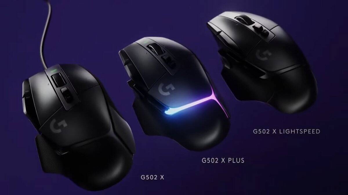 Logicool Gの人気ゲーミングマウス「G502」シリーズの上位機種「G502 X」3製品が発売決定！