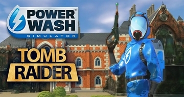 「パワーウォッシュ シミュレーター」が1月31日に発売決定！ララ・クロフトの邸宅を清掃できる無料DLC「トゥームレイダー特別依頼」も配信！
