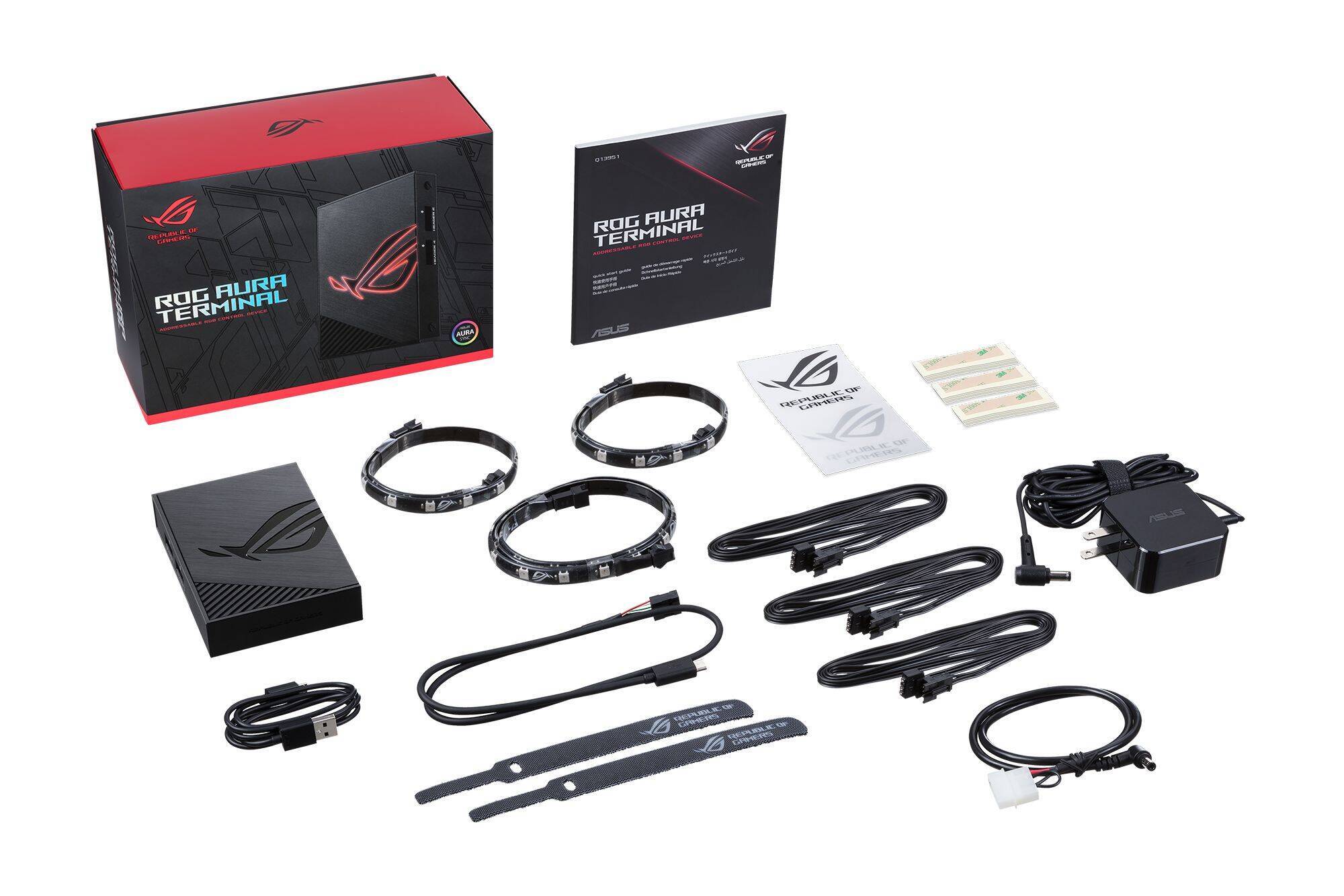 画面表示の色によって光り方が変化するRGBコントローラー ASUS「ROG Aura Terminal」登場