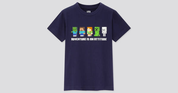 ユニクロのtシャツブランド Ut からマインクラフト登場 色柄豊富な7種類 年3月5日 エキサイトニュース