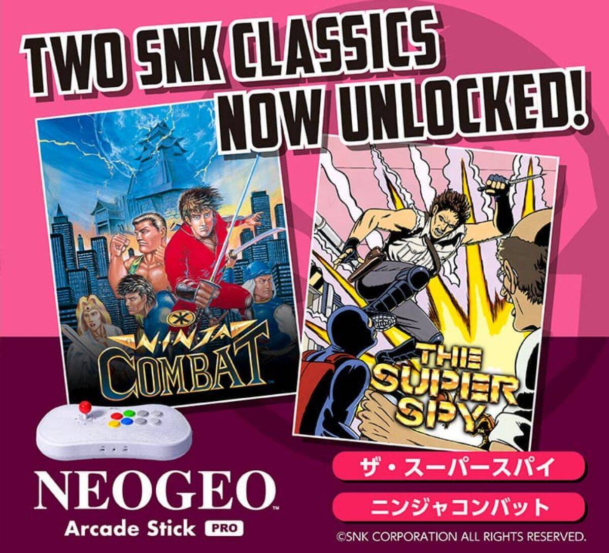 「NEOGEO Arcade Stick Pro」で新たなタイトルがアンロック！名作アクションをプレイ！