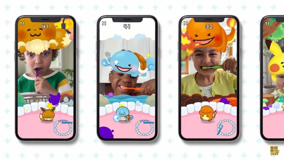 子どもとの歯みがきが楽しい時間になる スマホアプリ ポケモンスマイル 配信開始 年6月18日 エキサイトニュース