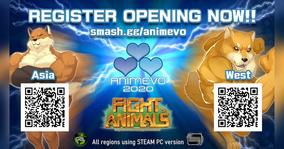 EVOサイドトーナメント「AnimEVOnline 2020」でFight of Animalsの参加受付中！