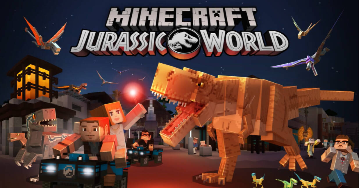 60種類以上の恐竜たちに囲まれてリゾート運営ができる Minecraft 最新コンテンツパック ジュラシック ワールド 発売 年8月21日 エキサイトニュース