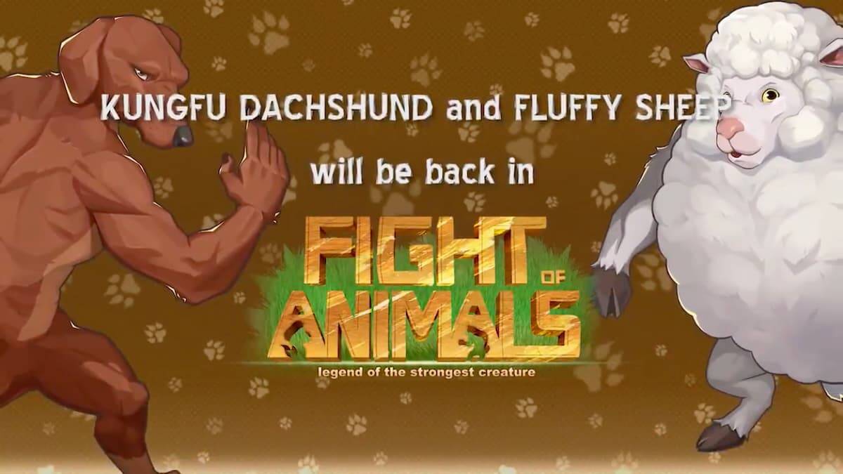 Fight Of Animals にカンフーダックスフンド ふわふわ羊が参戦決定 21年2月11日 エキサイトニュース