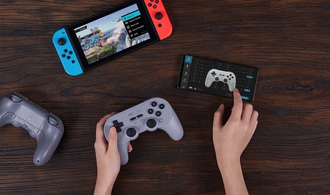 Nintendo Switchとpcに3つの方式で接続できるアケコン 8bitdo Arcade Stick 発表 年9月2日 エキサイトニュース