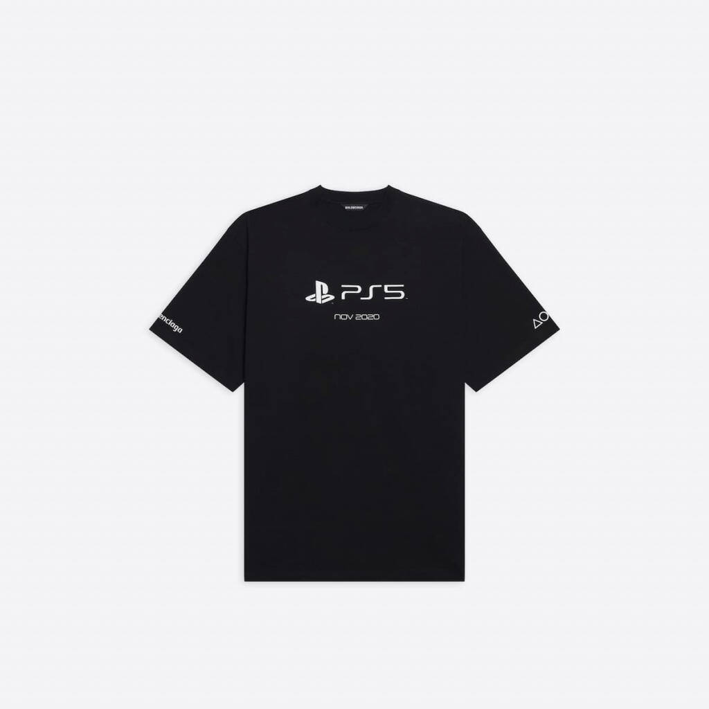 売り切れ注意！PS5 × BALENCIAGA！コラボデザインのTシャツとパーカー 