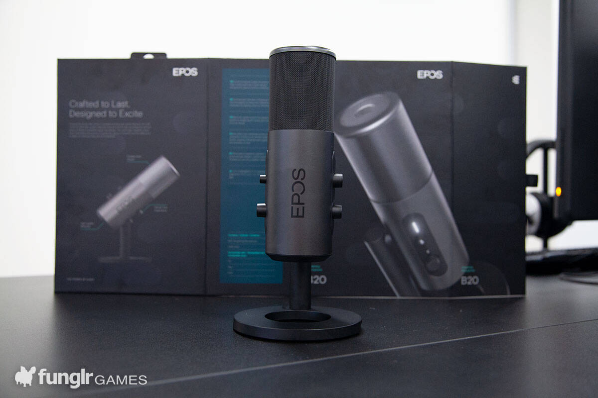 EPOSから登場した本格的スタジオクオリティーのゲーミングマイク「B20」をレビュー！