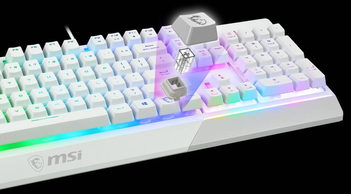 MSIからキーボードとマウスがセットになったエントリークラスのゲーミングデバイスセット「VIGOR GK30 COMBO WHITE JP」が発売！