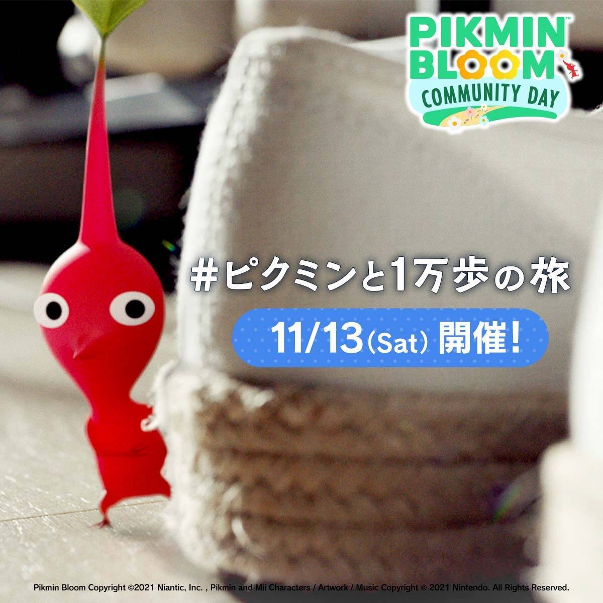 サービス開始したばかりの Pikmin Bloom が早くもコミュニティデイの開催を発表 21年11月5日 エキサイトニュース