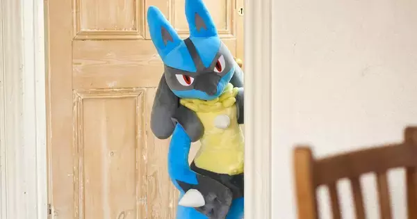 波動は我にあり！「ぬいぐるみ 等身大ルカリオ」ポケモンセンターオンラインで受注予約受付中！