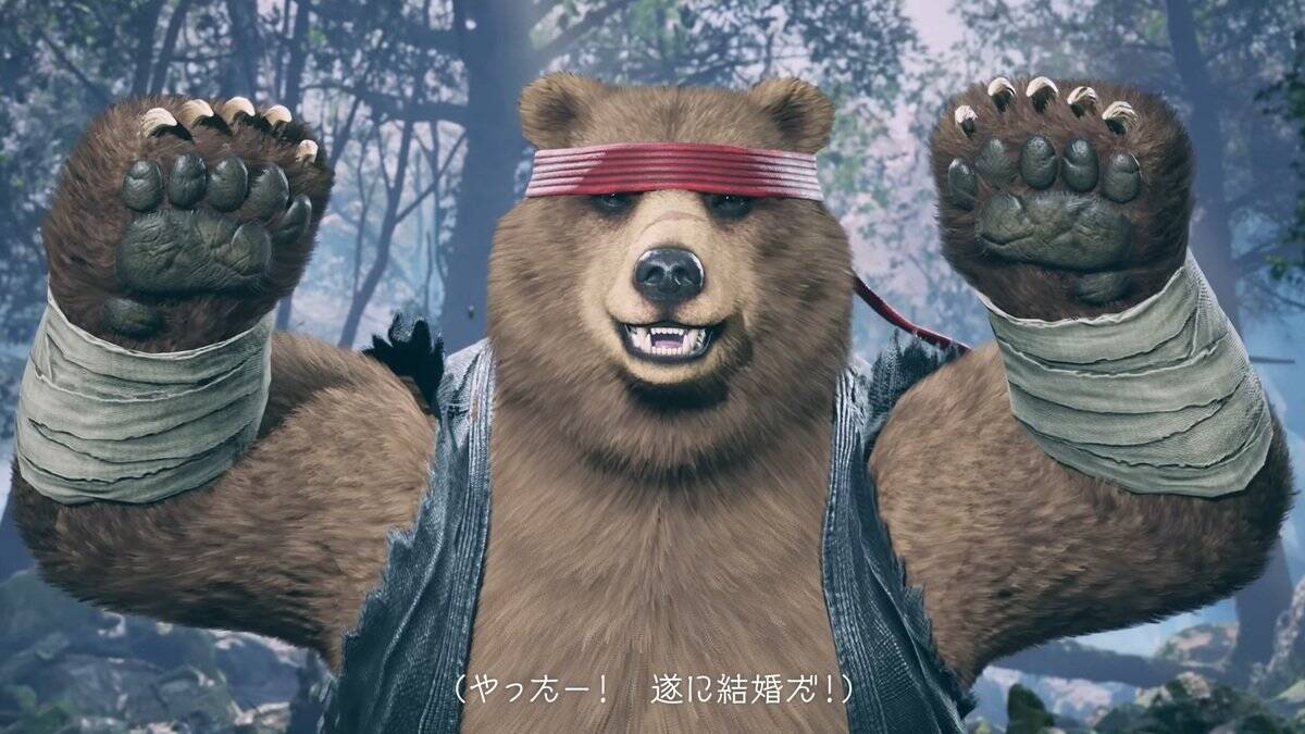 「鉄拳8」に登場する“マスターオブサーモン”「クマ」のゲームプレイトレイラーが公開！