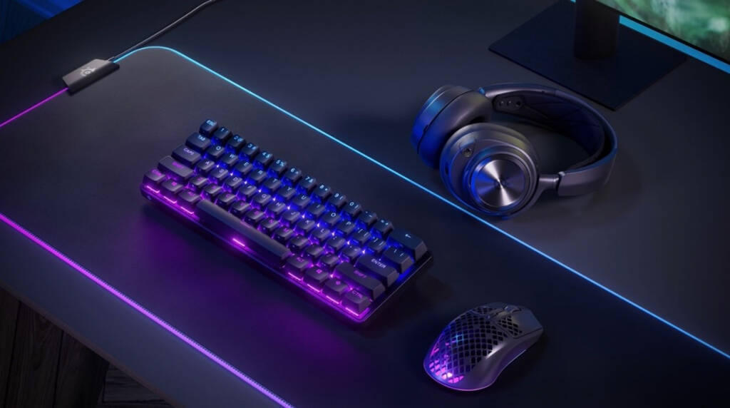 SteelSeriesから従来比60%サイズの小型キーボード「Apex Pro Mini」「Apex Pro Mini Wireless」が発表！