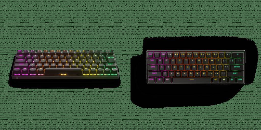 SteelSeriesから従来比60%サイズの小型キーボード「Apex Pro Mini」「Apex Pro Mini Wireless」が発表！
