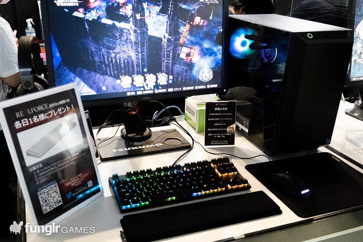 超日本製キーボードREALFORCEの東プレがTGS2022に参戦！新製品プロトタイプの展示も！