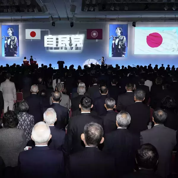 党大会の現役自衛官「君が代」斉唱問題に幕引き図る自民のあさましさ 実行委員長は直撃取材にダンマリ