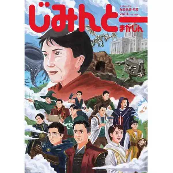 自民党青年局の冊子「じみんとーまがじん」が大炎上！ 最新号まさかの“RPG風”意味不明センス