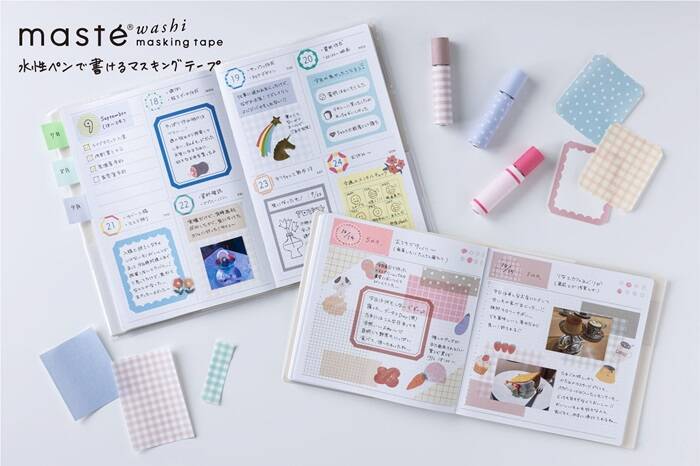 3タイプ36種類を発売！ 簡単にオシャレな手帳デコやメモが楽しめる 