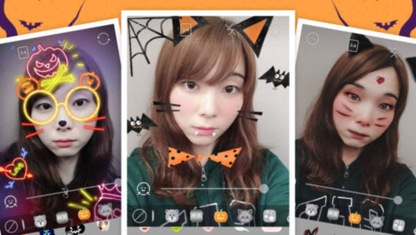 18年 Snowのハロウィンスタンプを一挙紹介 全部実際に使ってみた 18年10月24日 エキサイトニュース