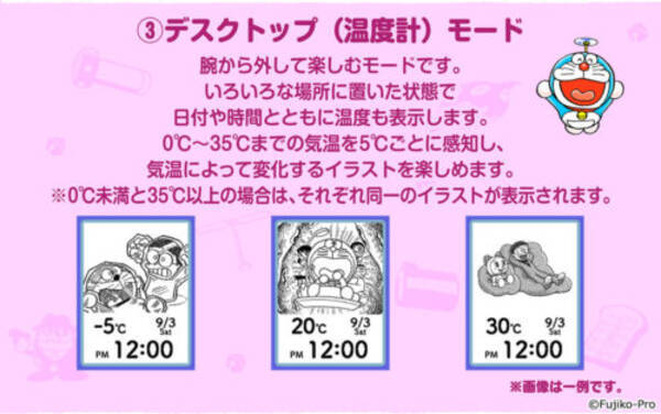 ドラえもん の名シーン 名言が満載 グラフィックが変化するエプソン製ドラえもん腕時計発売 18年12月10日 エキサイトニュース