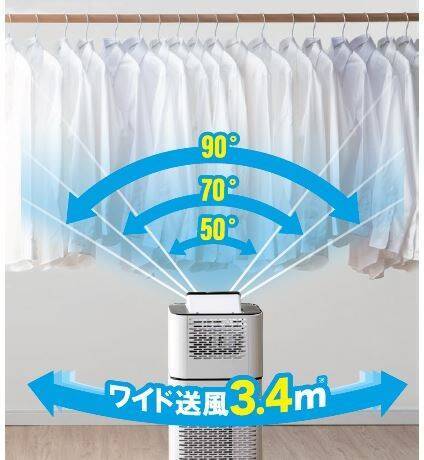 洗濯物が5倍早く乾かせる! 部屋干し派にオススメの「サーキュレーター衣類乾燥除湿機」