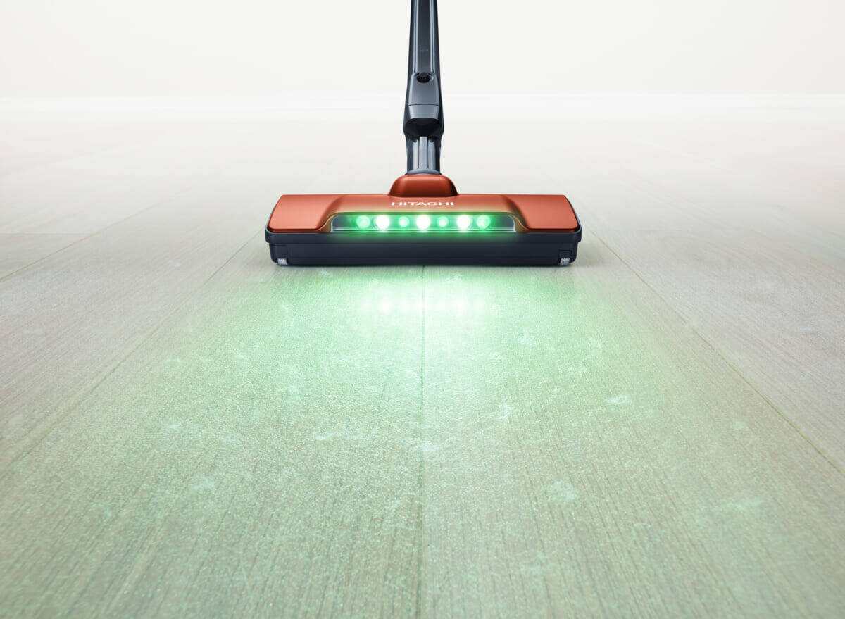 日立 ごみが見えやすい緑色ledと髪の毛が絡まりにくいヘッド搭載の掃除機を発売 21年6月15日 エキサイトニュース