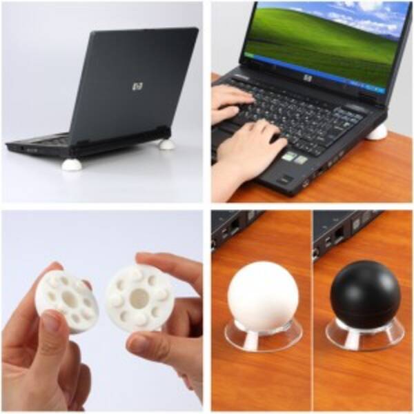 ノートpcの熱対策は大丈夫 クーリングボール で放熱効果をup 09年4月日 エキサイトニュース