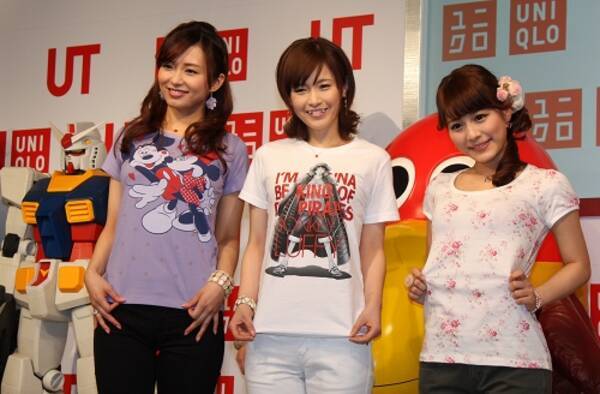 杉崎美香アナが ワンピース Tに興奮 Ut ユニクロtシャツが新作ラインナップを公開 11年3月8日 エキサイトニュース