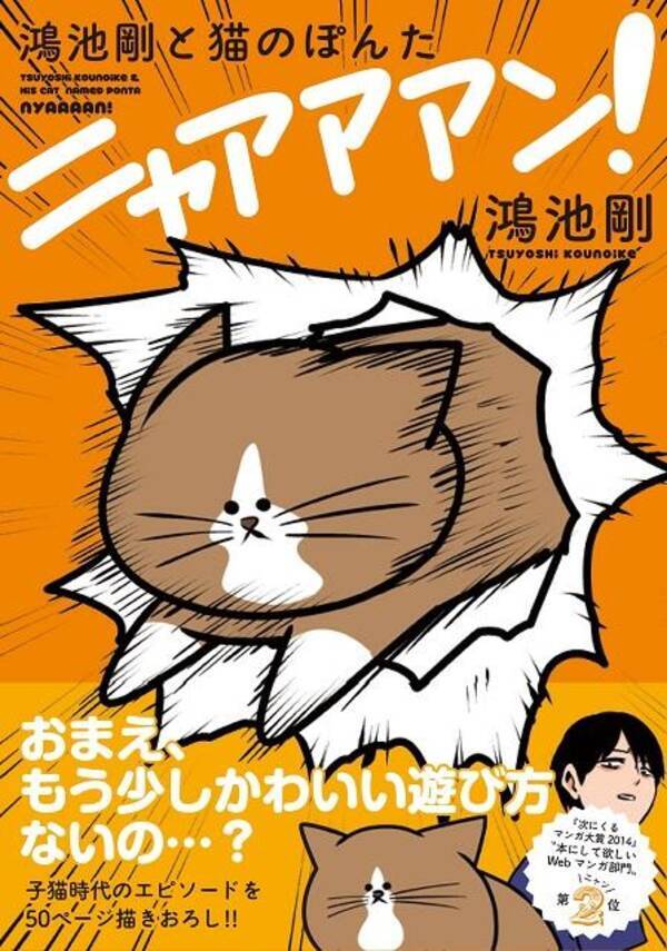 Twitter で人気 飼い主あるある だらけの 鴻池剛と猫のぽんた ニャアアアン 書籍化 オタ女 15年10月日 エキサイトニュース