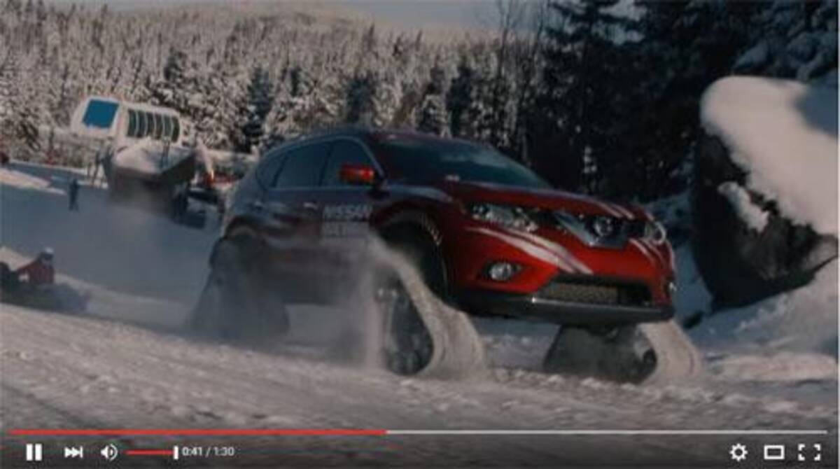 動画 えっこれが日産車 45度の雪の斜面も登れるガチな雪上車が登場 16年1月21日 エキサイトニュース