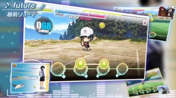 テニプリ初のリズムゲーム 新テニスの王子様 Risingbeat Pv第2弾公開 プレイ画面でテニスをするちびキャラがかわいい 17年9月26日 エキサイトニュース